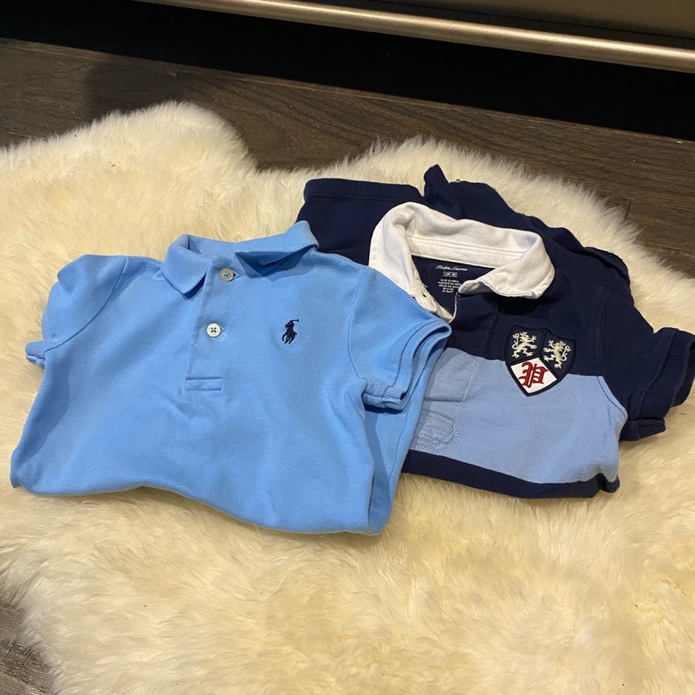 Set of Ralph Lauren baby boy shortalls